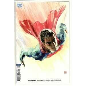 Superman no. 2 David Mack VARIANT DC COMICS 2018 High Grade